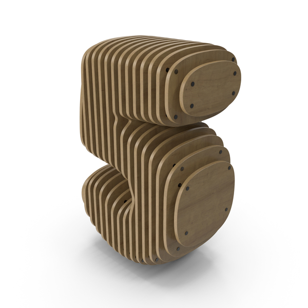 Number: Wood Symbol 5 PNG & PSD Images Number: Wood Symbol 5 PNG & PSD Images