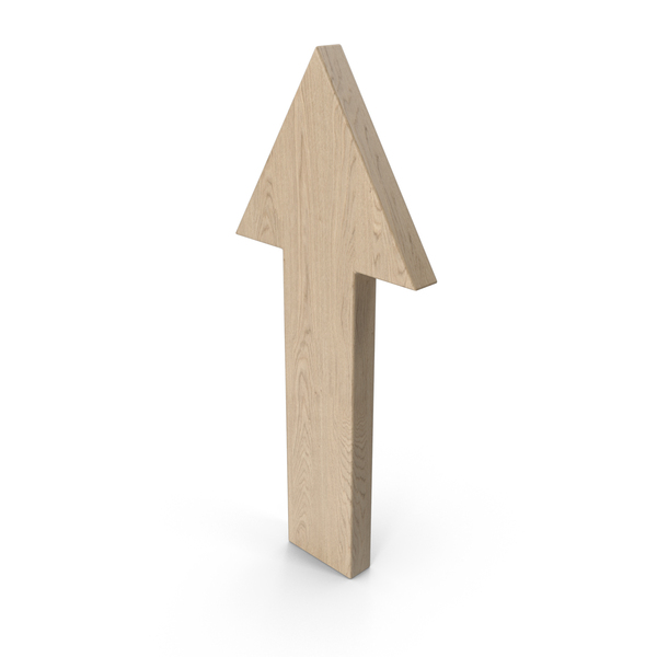 Directional: Wood Up Arrow Icon PNG & PSD Images