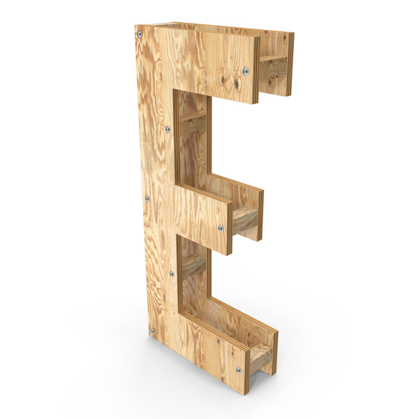Language: Wooden Alphabet E PNG & PSD Images
