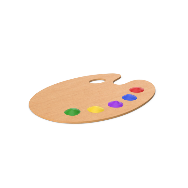 Wooden Artist Palette PNG & PSD Images Wooden Artist Palette PNG & PSD Images