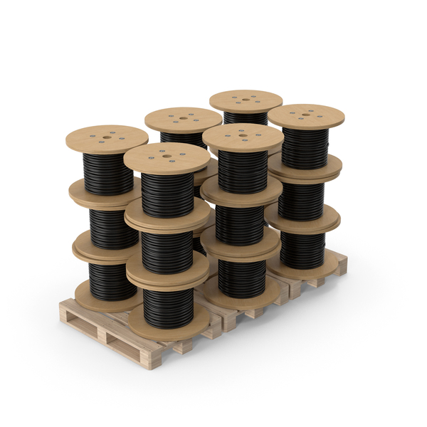 Wooden Cable Reel Drums On Pallets PNG & PSD Images Wooden Cable Reel Drums On Pallets PNG & PSD Images