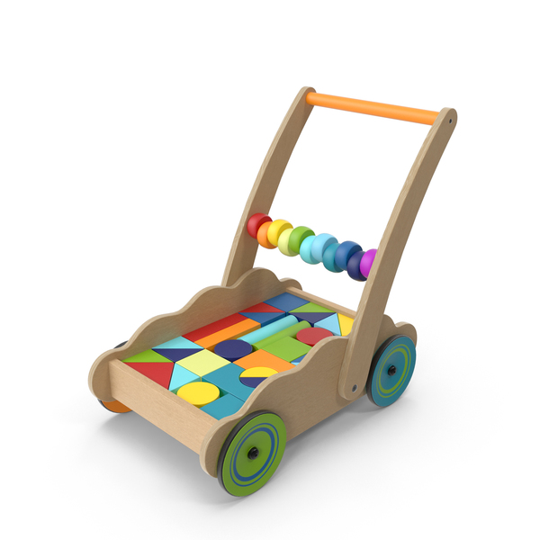 Block: Wooden Cart of Building Blocks PNG & PSD Images Block: Wooden Cart of Building Blocks PNG & PSD Images