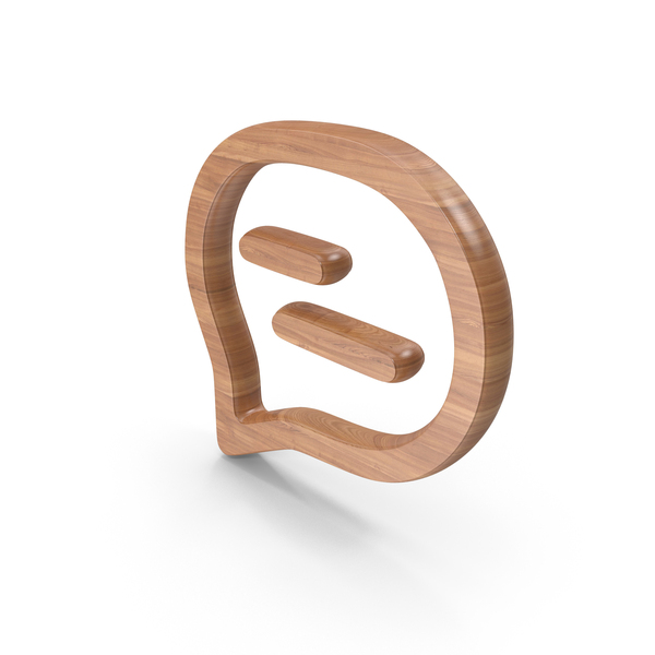 Symbols: Wooden Chat Bubble Symbol PNG & PSD Images Symbols: Wooden Chat Bubble Symbol PNG & PSD Images