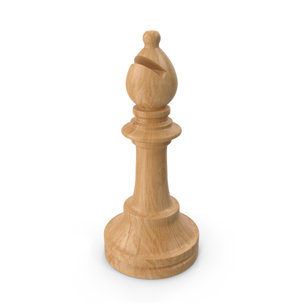 Wooden Chess Bishop PNG & PSD Images