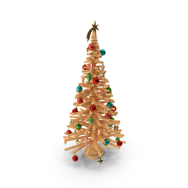 Wooden Christmas Tree PNG & PSD Images Wooden Christmas Tree PNG & PSD Images