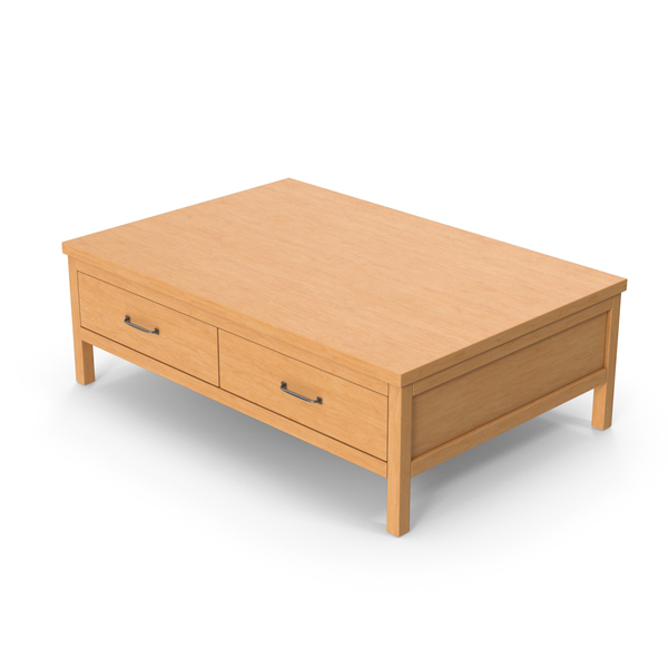 Wooden Coffee Table PNG & PSD Images