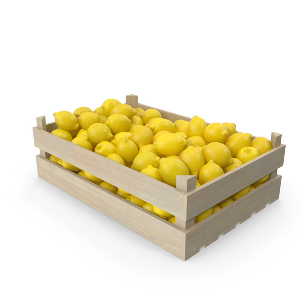 Lemon: Wooden Crate with Lemons PNG & PSD Images Lemon: Wooden Crate with Lemons PNG & PSD Images