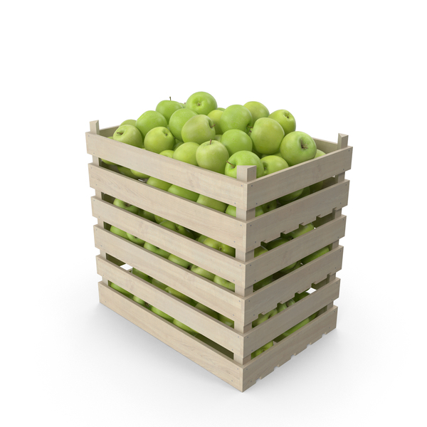 Wooden Crates with Apples Granny Smith PNG & PSD Images Wooden Crates with Apples Granny Smith PNG & PSD Images