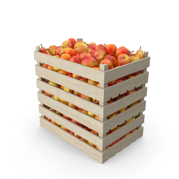 Pear: Wooden Crates with Pears Red PNG & PSD Images Pear: Wooden Crates with Pears Red PNG & PSD Images
