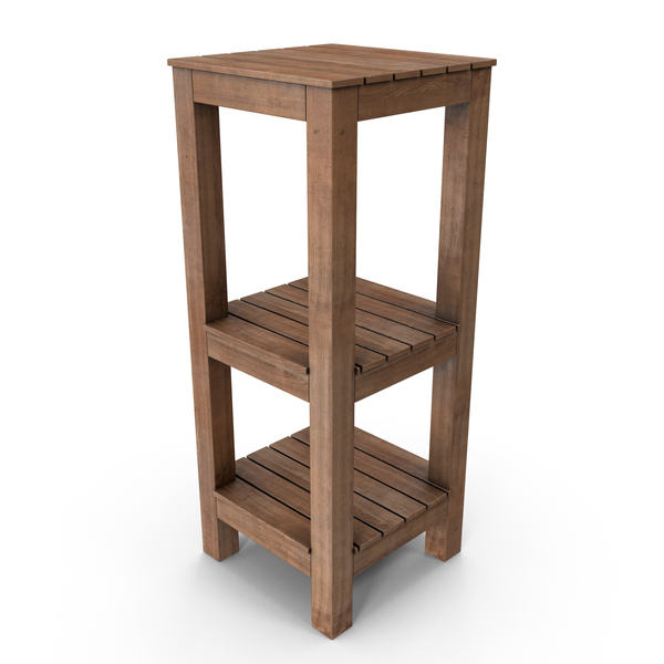Shelving: Wooden Decorative Shelf PNG & PSD Images
