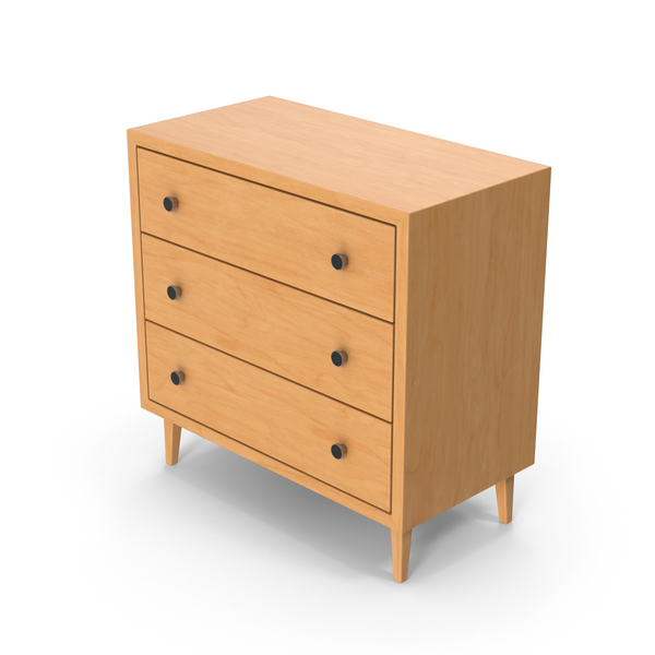 Four: Wooden Drawer Dresser PNG & PSD Images