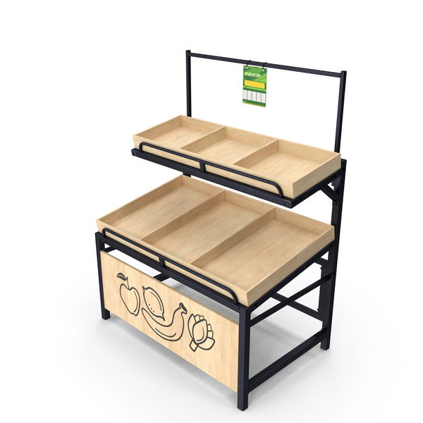 Stand: Wooden Fruit And Veggies Display Rack PNG & PSD Images Stand: Wooden Fruit And Veggies Display Rack PNG & PSD Images