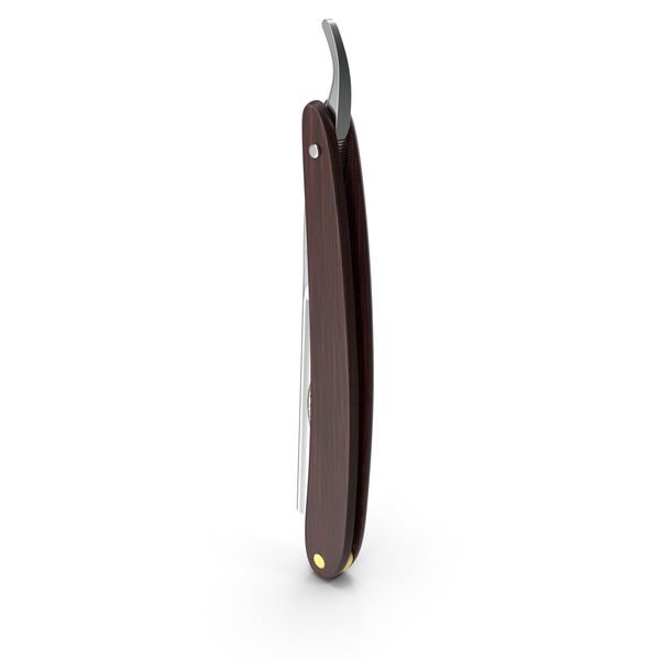 Wooden Handle Straight Edge Folding Shaving Razor Blade PNG & PSD Images Wooden Handle Straight Edge Folding Shaving Razor Blade PNG & PSD Images