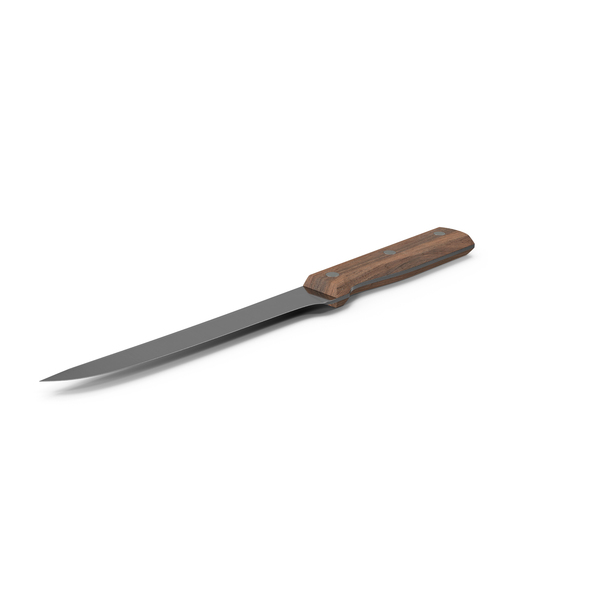Kitchen: Wooden Handled Boning Knife PNG & PSD Images Kitchen: Wooden Handled Boning Knife PNG & PSD Images