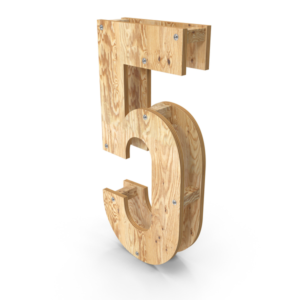 Wooden Number 5 PNG & PSD Images Wooden Number 5 PNG & PSD Images