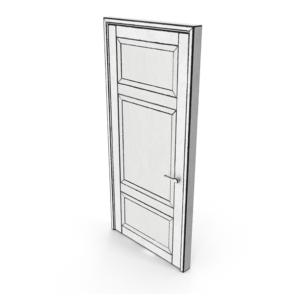 Living Room Set: Wooden Outline Single Door PNG & PSD Images Living Room Set: Wooden Outline Single Door PNG & PSD Images