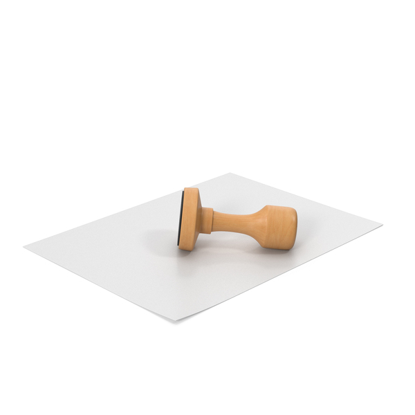 Rubber: Wooden Round Stamp PNG & PSD Images Rubber: Wooden Round Stamp PNG & PSD Images