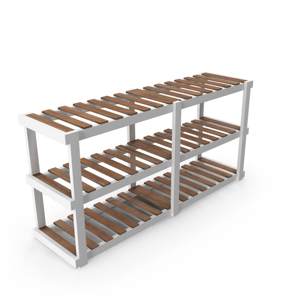 Shelving: Wooden Shelf Rack PNG & PSD Images