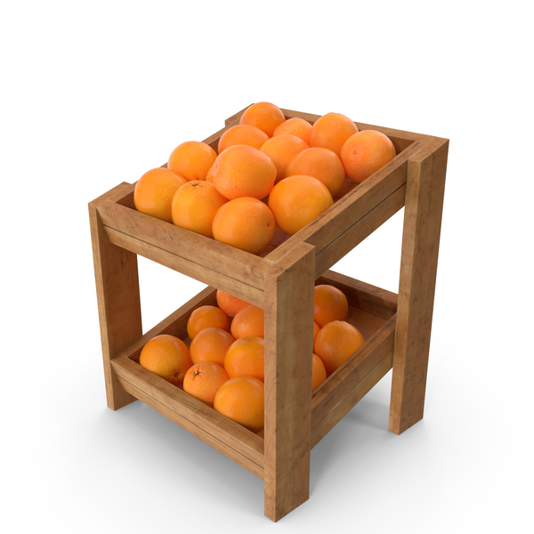 Orange Fruit: Wooden Shelf With Oranges PNG & PSD Images Orange Fruit: Wooden Shelf With Oranges PNG & PSD Images
