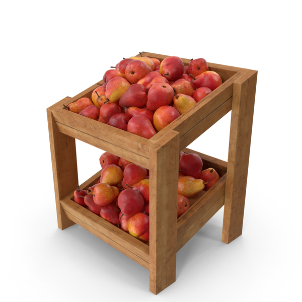 Pear: Wooden Shelf With William Pears PNG & PSD Images