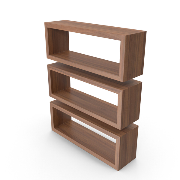 Shelving: Wooden Shelves PNG & PSD Images