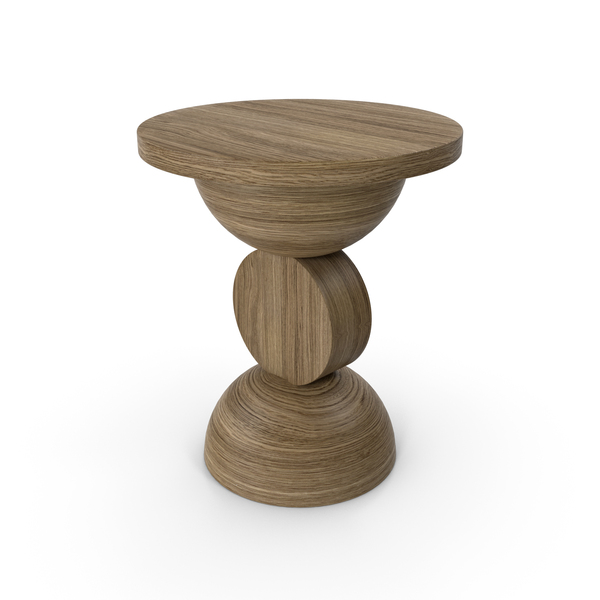 End: Wooden Side Table PNG & PSD Images