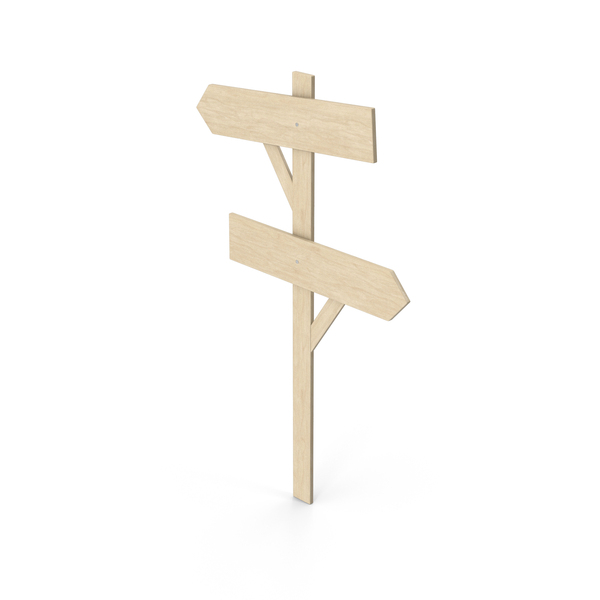 Street Sign: Wooden Signboard PNG & PSD Images