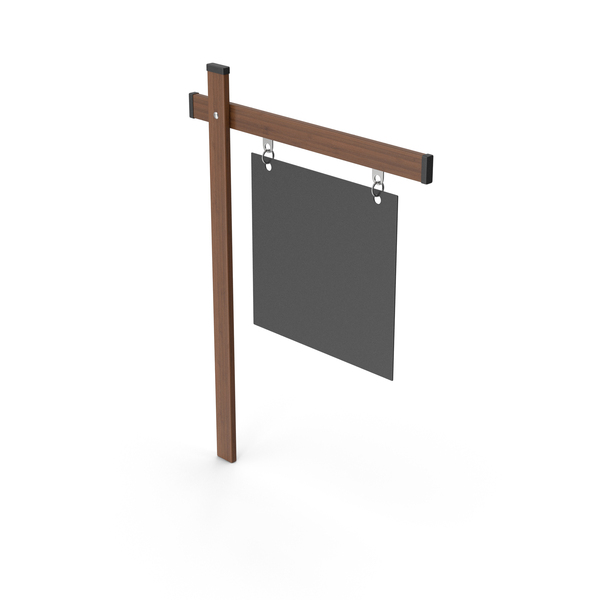 Street Sign: Wooden Signboard PNG & PSD Images