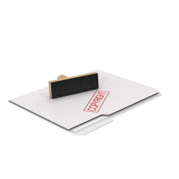 Rubber: Wooden Stamp Copyright And Document PNG & PSD Images