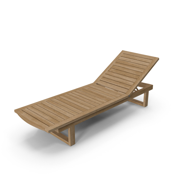 Wooden Sun Lounger PNG & PSD Images
