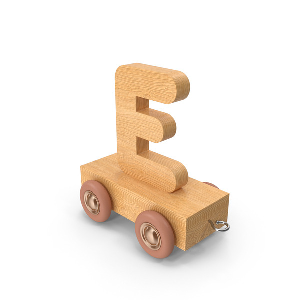 Roman Alphabet: Wooden Train Letter E PNG & PSD Images Roman Alphabet: Wooden Train Letter E PNG & PSD Images