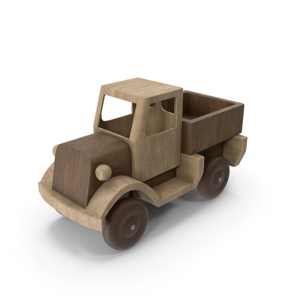 Toys: Wooden Truck PNG & PSD Images Toys: Wooden Truck PNG & PSD Images