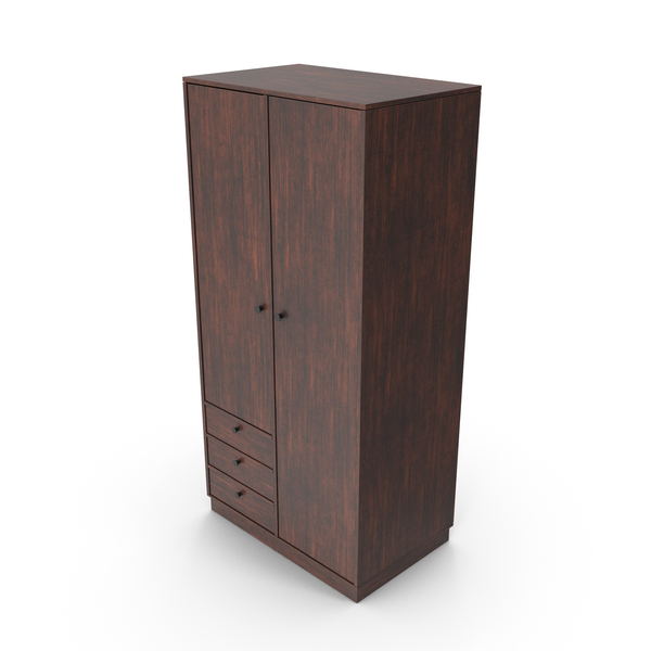 Armoire: Wooden Wardrobe Dark PNG & PSD Images