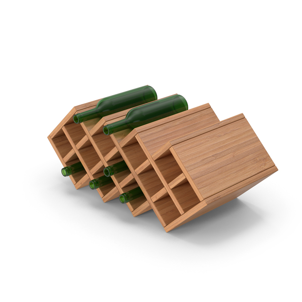 Wooden Wine Rack With Empty Bottles PNG & PSD Images Wooden Wine Rack With Empty Bottles PNG & PSD Images
