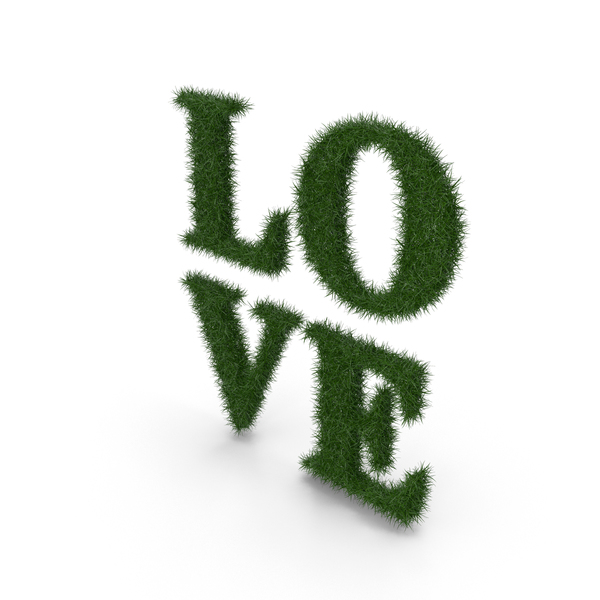 Topiary: Word Grass Love PNG & PSD Images Topiary: Word Grass Love PNG & PSD Images