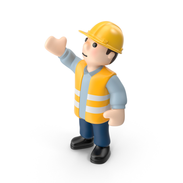 Cartoon Man: Worker Right Hand Up PNG & PSD Images Cartoon Man: Worker Right Hand Up PNG & PSD Images