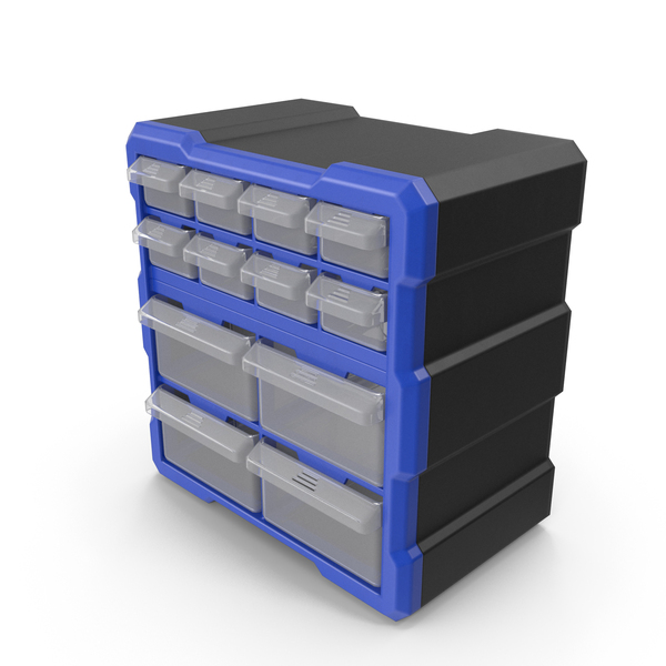 Toolbox: Workshop Drawer Cabinet For Screws PNG & PSD Images