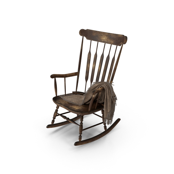 Worn Rocking Chair PNG & PSD Images