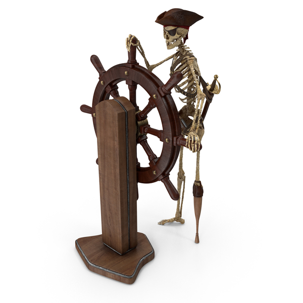 Game Character: Worn Skeleton Pirate Streering Ship Captain Wheel With Stand PNG & PSD Images Game Character: Worn Skeleton Pirate Streering Ship Captain Wheel With Stand PNG & PSD Images