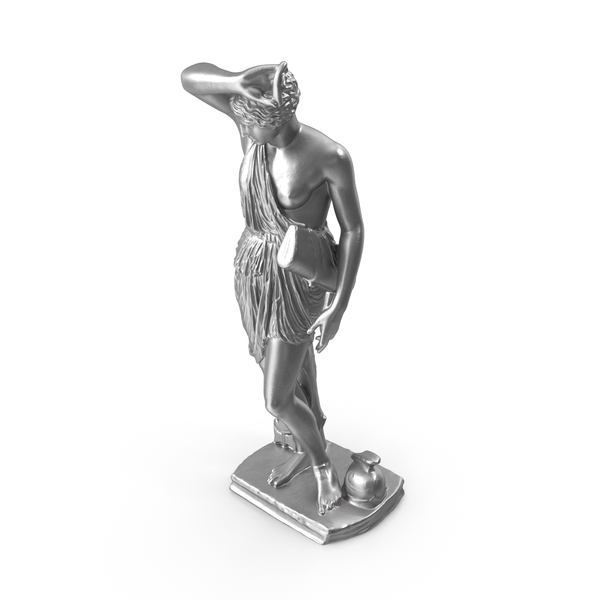 Statue: Wounded Amazon Metal PNG & PSD Images