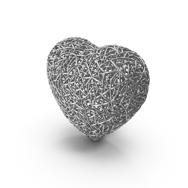 Shape: Woven Silver Heart PNG & PSD Images Shape: Woven Silver Heart PNG & PSD Images
