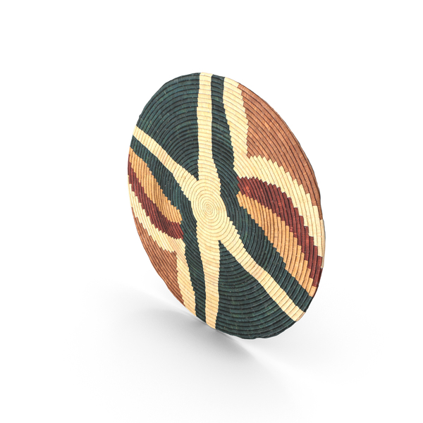 General Decor: Woven Wall Art Plate Multicolor PNG & PSD Images