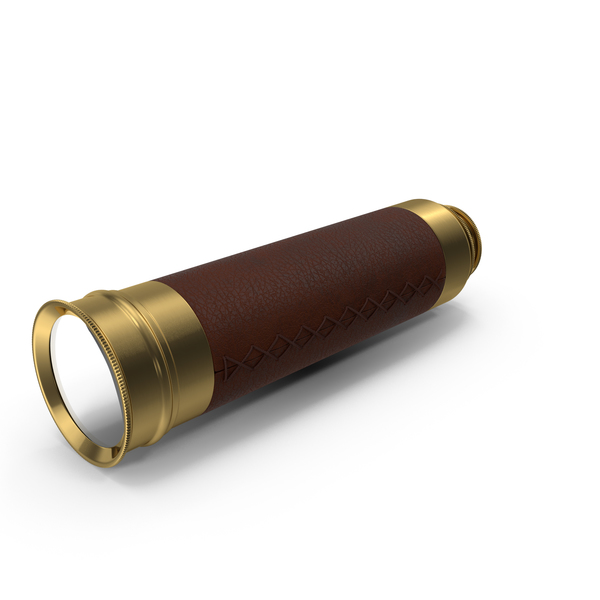 Wrapped Brass Spyglass Telescope Folded PNG & PSD Images Wrapped Brass Spyglass Telescope Folded PNG & PSD Images
