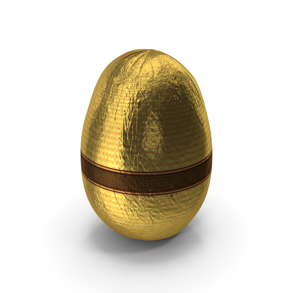 Wrapped Fancy Chocolate Easter Egg Golden PNG & PSD Images Wrapped Fancy Chocolate Easter Egg Golden PNG & PSD Images