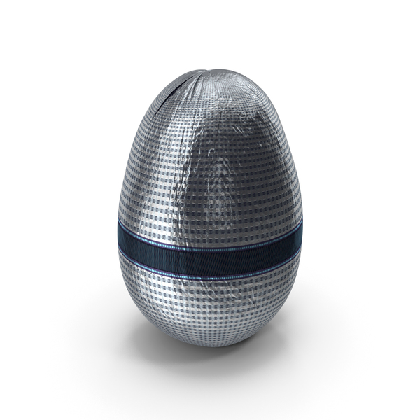 Wrapped Fancy Chocolate Easter Egg Silver PNG & PSD Images Wrapped Fancy Chocolate Easter Egg Silver PNG & PSD Images