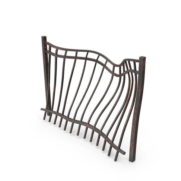 Wrought Iron Fence Damaged PNG & PSD Images Wrought Iron Fence Damaged PNG & PSD Images