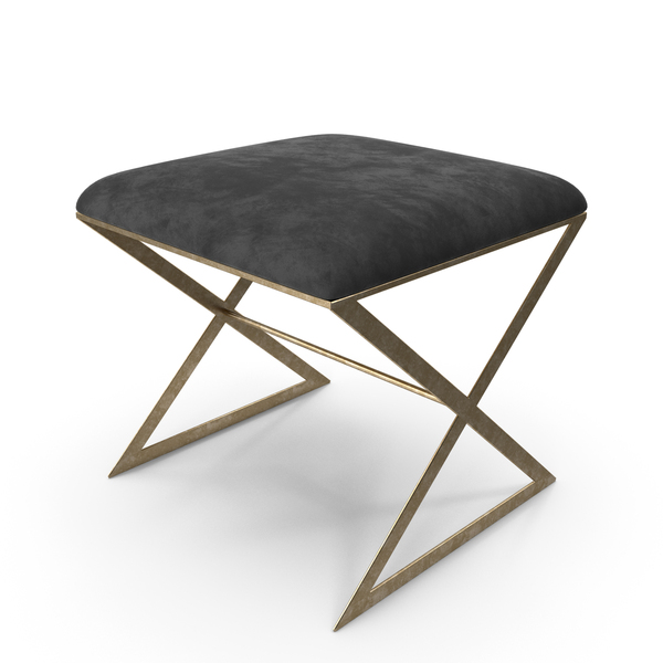 X-Side Gold Leaf Stool PNG & PSD Images X-Side Gold Leaf Stool PNG & PSD Images
