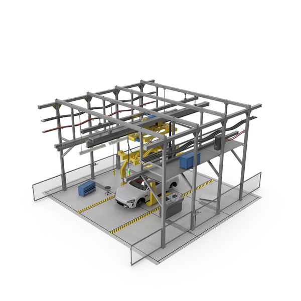 Industrial Spaces: Xiaomi Car Assembly Line PNG & PSD Images Industrial Spaces: Xiaomi Car Assembly Line PNG & PSD Images