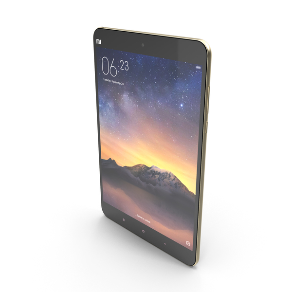Tablet Computer: Xiaomi Mi Pad 2 Champagne Gold PNG & PSD Images Tablet Computer: Xiaomi Mi Pad 2 Champagne Gold PNG & PSD Images