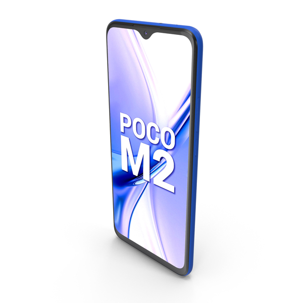 Smartphone: Xiaomi Poco M2 Slate Blue PNG & PSD Images Smartphone: Xiaomi Poco M2 Slate Blue PNG & PSD Images